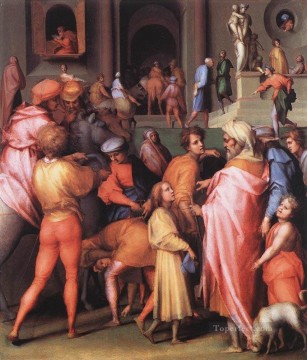  Jacopo Works - Joseph Being Sold To Potiphar portraitist Florentine Mannerism Jacopo da Pontormo